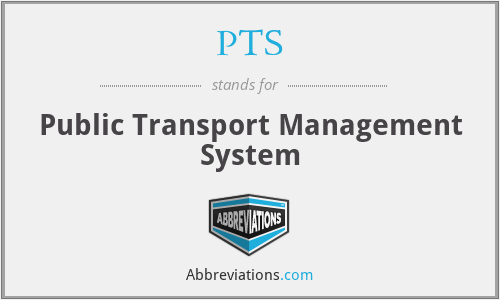 PTS - Public Transport Management System