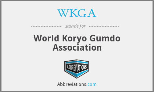 WKGA - World Koryo Gumdo Association