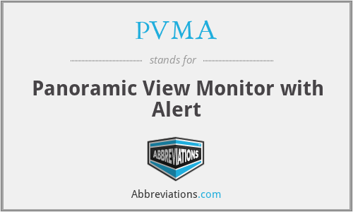 PVMA - Panoramic View Monitor with Alert