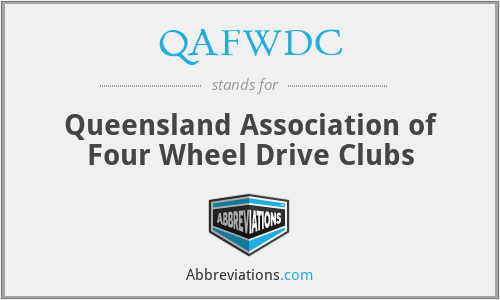 QAFWDC - Queensland Association of Four Wheel Drive Clubs