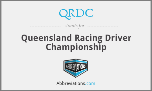 QRDC - Queensland Racing Driver Championship