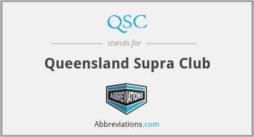 QSC - Queensland Supra Club