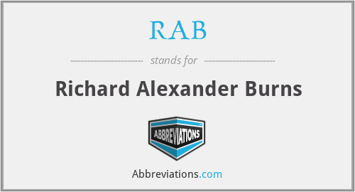 RAB - Richard Alexander Burns