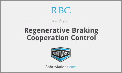 RBC - Regenerative Braking Cooperation Control