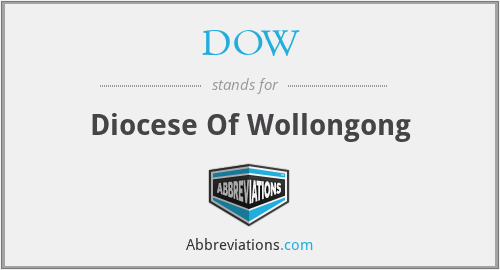 DOW - Diocese Of Wollongong