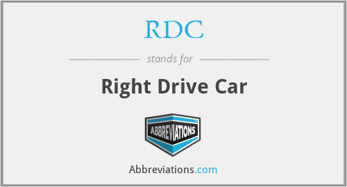 RDC - Right Drive Car