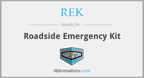REK - Roadside Emergency Kit