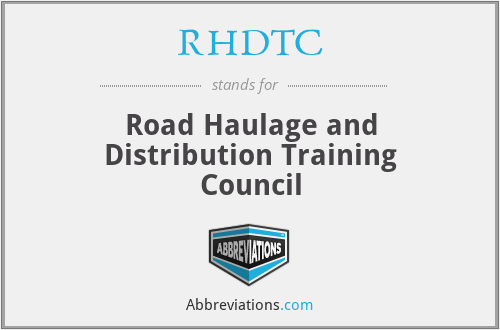 RHDTC - Road Haulage and Distribution Training Council