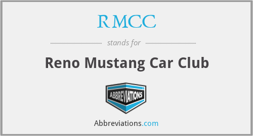 RMCC - Reno Mustang Car Club