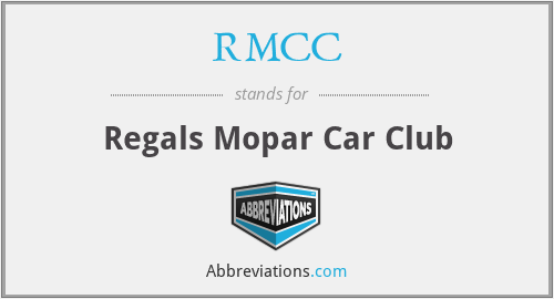 RMCC - Regals Mopar Car Club