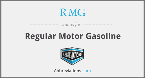 RMG - Regular Motor Gasoline