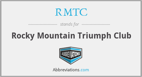 RMTC - Rocky Mountain Triumph Club