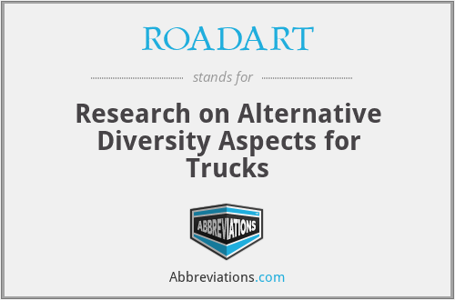 ROADART - Research on Alternative Diversity Aspects for Trucks