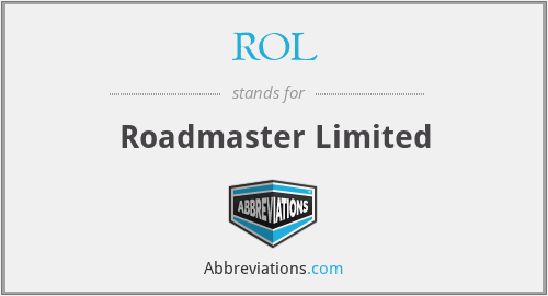 ROL - Roadmaster Limited