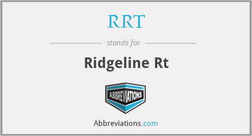 RRT - Ridgeline Rt