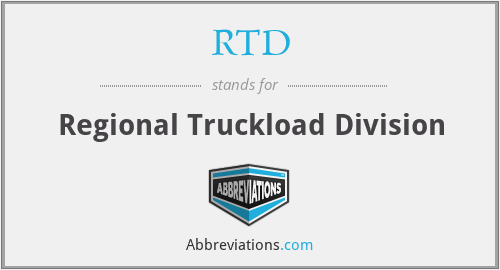 RTD - Regional Truckload Division