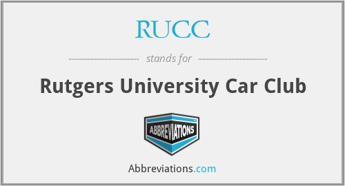 RUCC - Rutgers University Car Club