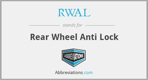 RWAL - Rear Wheel Anti Lock