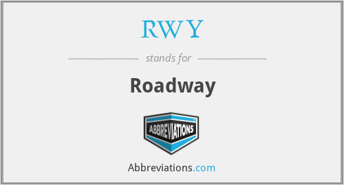 RWY - Roadway