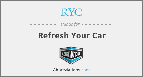RYC - Refresh Your Car