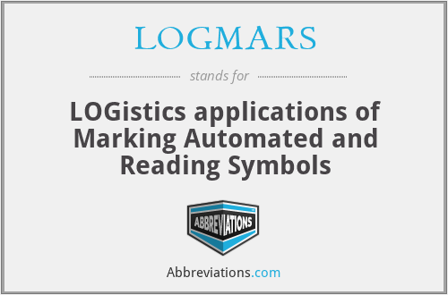LOGMARS - LOGistics applications of Marking Automated and Reading Symbols