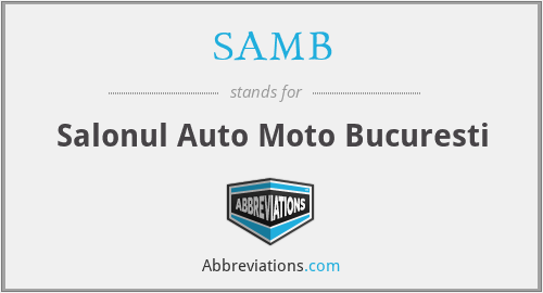 SAMB - Salonul Auto Moto Bucuresti