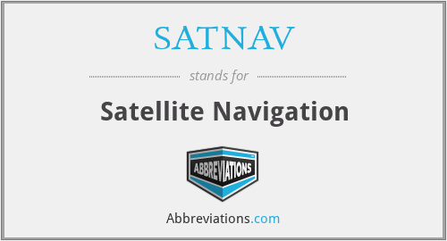 SATNAV - Satellite Navigation