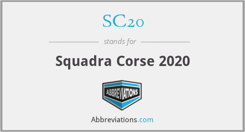 SC20 - Squadra Corse 2020