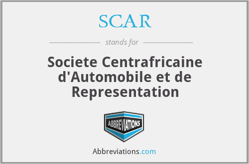SCAR - Societe Centrafricaine d'Automobile et de Representation