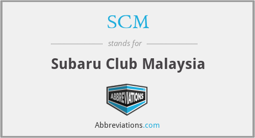 SCM - Subaru Club Malaysia