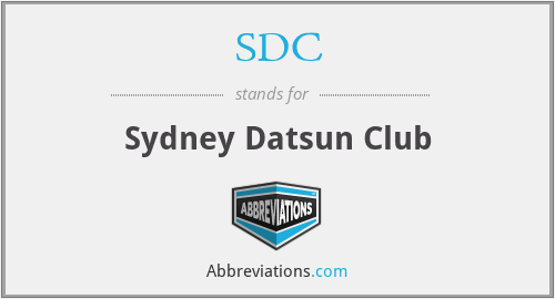 SDC - Sydney Datsun Club