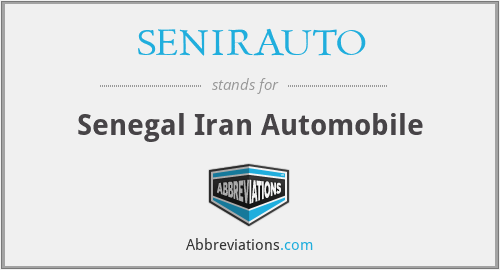 SENIRAUTO - Senegal Iran Automobile