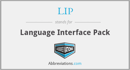 LIP - Language Interface Pack