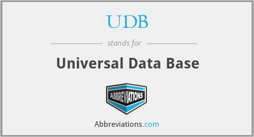 UDB - Universal Data Base