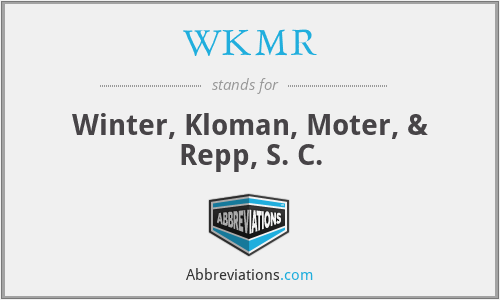 WKMR - Winter, Kloman, Moter, & Repp, S. C.