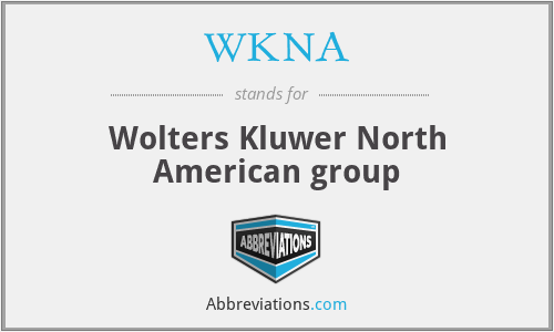 WKNA - Wolters Kluwer North American group