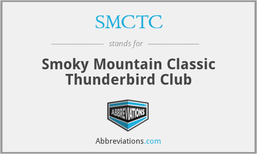 SMCTC - Smoky Mountain Classic Thunderbird Club