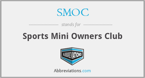 SMOC - Sports Mini Owners Club