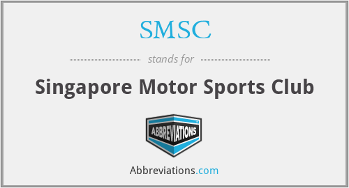 SMSC - Singapore Motor Sports Club