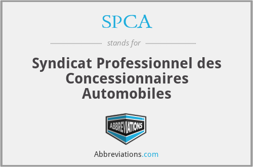SPCA - Syndicat Professionnel des Concessionnaires Automobiles