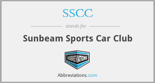 SSCC - Sunbeam Sports Car Club
