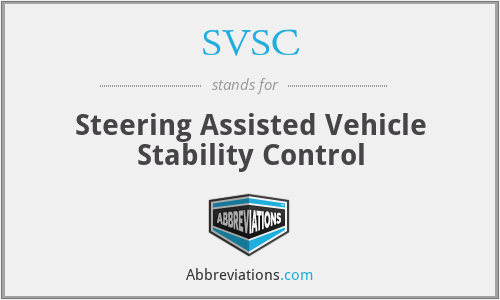 SVSC - Steering Assisted Vehicle Stability Control