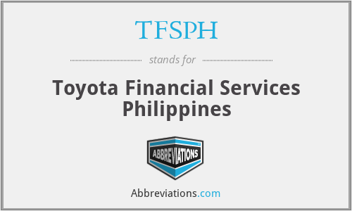 TFSPH - Toyota Financial Services Philippines
