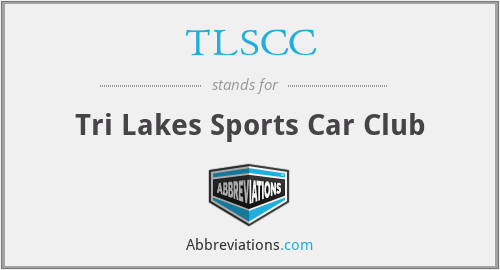 TLSCC - Tri Lakes Sports Car Club