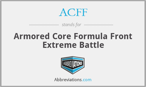 ACFF - Armored Core Formula Front Extreme Battle