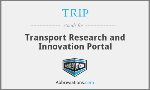TRIP - Transport Research and Innovation Portal