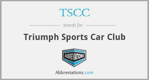 TSCC - Triumph Sports Car Club