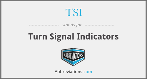 TSI - Turn Signal Indicators