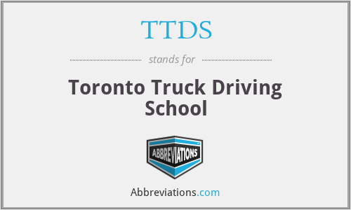 TTDS - Toronto Truck Driving School