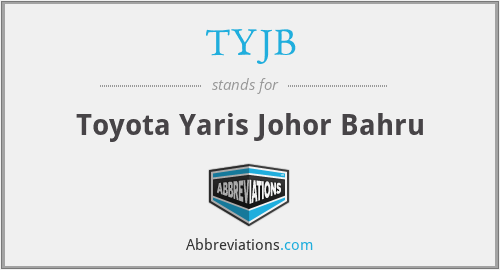 TYJB - Toyota Yaris Johor Bahru